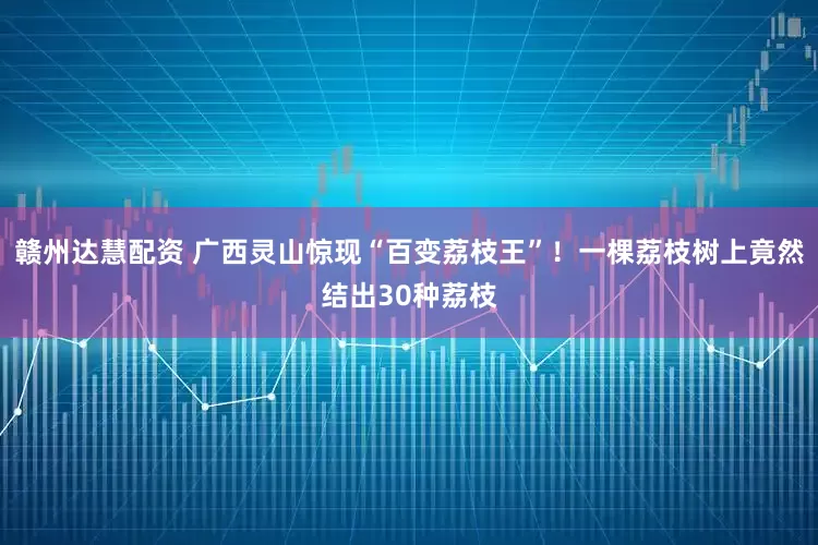 赣州达慧配资 广西灵山惊现“百变荔枝王”！一棵荔枝树上竟然结出30种荔枝